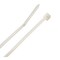 Steel Grip Cable Tie, 4 in L, 13/16 in Max Bundle Dia., White, Polypropylene, 175 lb Strength, 40 PK M-100-4-N40 - alternate 1